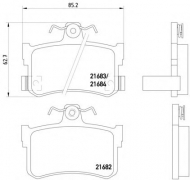 Комплект тормозных колодок HELLA PAGID 8DB 355 018-611