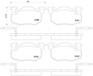Комплект тормозных колодок HELLA PAGID 8DB 355 019-131