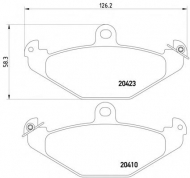Комплект тормозных колодок HELLA PAGID 8DB 355 019-191