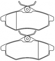 Комплект тормозных колодок ASVA AKD-0207
