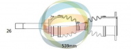 Вал ODM-MULTIPARTS 18-001540