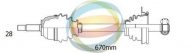 Вал ODM-MULTIPARTS 18-291010