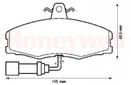 Комплект тормозных колодок BENDIX 571308B