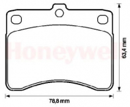 Комплект тормозных колодок BENDIX 572118B