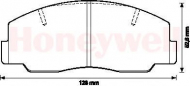 Комплект тормозных колодок BENDIX 572297B