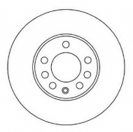 Тормозной диск BENDIX 561960B