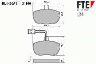 Комплект тормозных колодок FTE BL1450A2