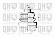 Комплект пыльника QUINTON HAZELL QJB104