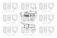 Газовая пружина QUINTON HAZELL QTS128299