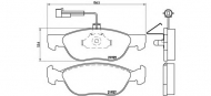 Комплект тормозных колодок BREMBO P 23 071