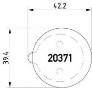 Комплект тормозных колодок MINTEX MDB1129