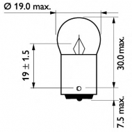 Лампа накаливания PHILIPS 13814B2
