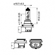 Лампа накаливания PHILIPS 12362BVUB1
