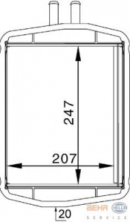 Теплообменник HELLA 8FH 351 313-241