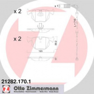 Комплект тормозных колодок ZIMMERMANN 21282.170.1