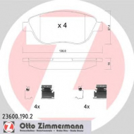 Комплект тормозных колодок ZIMMERMANN 23600.190.2