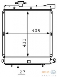 Теплообменник HELLA 8MK 376 707-721