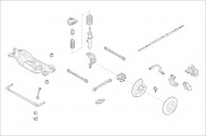 Подвеска колеса DELPHI FORD-18272-R
