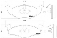 Комплект тормозных колодок HELLA 8DB 355 008-351