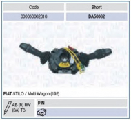 Переключатель MAGNETI MARELLI 000050062010