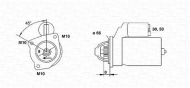 Стартер MAGNETI MARELLI 943251107010