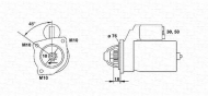 Стартер MAGNETI MARELLI 943251337010