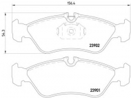 Комплект тормозных колодок HELLA 8DB 355 014-401