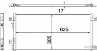Конденсатор BEHR HELLA SERVICE 8FC 351 305-681