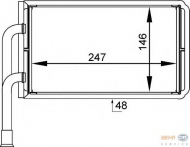 Теплообменник BEHR HELLA SERVICE 8FH 351 333-031