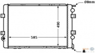 Теплообменник BEHR HELLA SERVICE 8MK 376 704-621