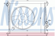 Теплообменник NISSENS 60425