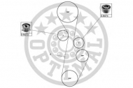 Ременный комплект OPTIMAL SK-1226