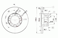 Тормозной диск ICER 78BD3017