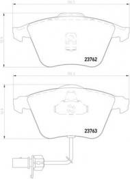 Комплект тормозных колодок PAGID T1218