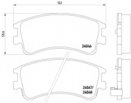 Комплект тормозных колодок PAGID T1429