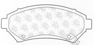 Комплект тормозных колодок QH Benelux BP1066