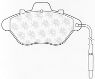 Комплект тормозных колодок QH Benelux BP453