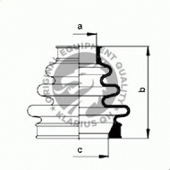 Комплект пыльника QH Benelux QJB837