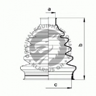 Комплект пыльника QH Benelux QJB855