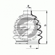 Комплект пыльника QH Benelux QJB857
