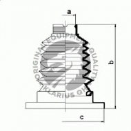 Комплект пыльника QH Benelux QJB943
