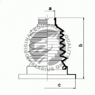 Комплект пыльника QH Benelux QJB2786