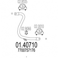 Трубка MTS 01.40710