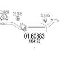 Амортизатор MTS 01.60883