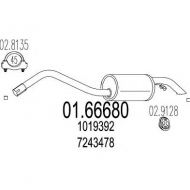 Амортизатор MTS 01.66680