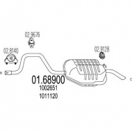 Амортизатор MTS 01.68900