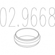 Уплотняющее кольцо MTS 02.9668