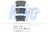 Комплект тормозных колодок KAVO PARTS KBP-2014