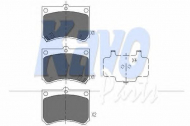 Комплект тормозных колодок KAVO PARTS KBP-4502