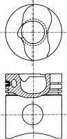 Поршень NÜRAL 87-280400-00